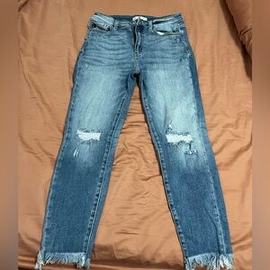 Maurice’s women’s flare stressed jeans